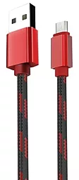 USB Кабель LDNio LS23 micro USB Cable Red - мініатюра 2