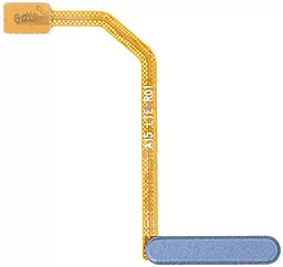 Шлейф Samsung Galaxy A15 A155 с кнопкой включения, со сканером отпечатка пальца, Original Optimistic Blue
