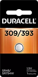 Батарейки Duracell SR754W (393) (309) 1шт 1.55 V