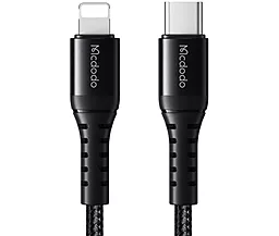 Кабель McDodo USB Type-C - Lightning 36w 3a 1м PD сable Black (CA-5631) - фото Кабель McDodo USB Type-C - Lightning 36w 3a 1м PD сable Black (CA-5631)