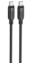 Кабель AceFast C16-03 USB Type-C - Type-C 60w 3a 1.2м PD cable Black - фото Кабель AceFast C16-03 USB Type-C - Type-C 60w 3a 1.2м PD cable Black