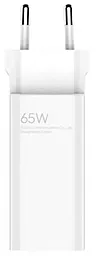 Сетевое зарядное устройство Xiaomi GaN 65W USB Type-A/Type-C Port + USB Type-C to Type-C Cable White (BHR5515GL) - миниатюра 3