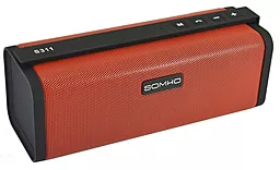 Колонки акустические SOMHO S311 Black-Red - фото Колонки акустические SOMHO S311 Black-Red