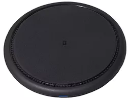 Бездротовий (індукційний) зарядний пристрій швидкої QI зарядки Qitech Rubber Wireless Charger Pad Black (QT-Rb Pad)