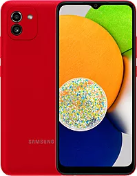 Смартфон Samsung Galaxy A03 2022 A035F 4/64GB Red (SM-A035FZRGSEK)