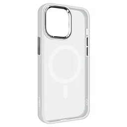 Чехол ArmorStandart Unit MagSafe для Apple iPhone 13 Pro Max Matte Clear Silver (ARM70461)