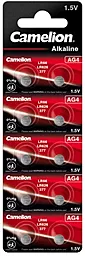 Батарейки Camelion AG4 Button cell BP10 10шт. (C-12051004)