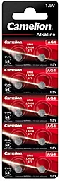 Батарейки Camelion AG4 Button cell BP10 10шт. (C-12051004) - фото Батарейки Camelion AG4 Button cell BP10 10шт. (C-12051004)