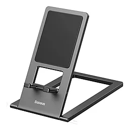 Настольная подставка Baseus Foldable Metal Desktop Holder Gray LUKP000013 - фото Настольная подставка Baseus Foldable Metal Desktop Holder Gray LUKP000013