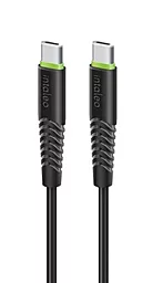 Кабель Intaleo CBFLEXTT1 USB Type-C - Type-C 18w 1.2м PD cable Black (1283126501296) - фото Кабель Intaleo CBFLEXTT1 USB Type-C - Type-C 18w 1.2м PD cable Black (1283126501296)