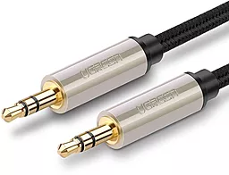 Аудіо кабель Ugreen AV125 AUX mini Jack 3.5mm M/M Cable 0.5 м gray (10601)