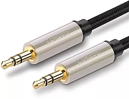 Аудио кабель Ugreen AV125 AUX mini Jack 3.5mm M/M Cable 0.5 м gray (10601) - фото Аудио кабель Ugreen AV125 AUX mini Jack 3.5mm M/M Cable 0.5 м gray (10601)