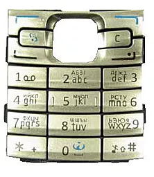 Клавіатура Nokia E50 Silver