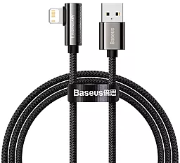USB Кабель Baseus Legend Series Elbow Fast Charging 2.4A 2M Lightning Cable Black (CALCS-A01)
