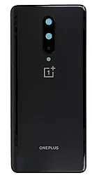 Задняя крышка корпуса OnePlus 8 со стеклом камеры Original Onyx Black - фото Задняя крышка корпуса OnePlus 8 со стеклом камеры Original Onyx Black