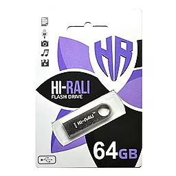 Флешка Hi-Rali Shuttle Series 64GB USB 2.0 (HI-64GBSHBK) Black