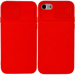 Чехол Epik Camshield Square Apple iPhone 7, iPhone 8, iPhone SE 2020 Red