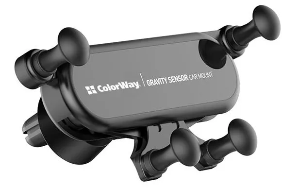 Держатель ColorWay Gravity Holder Black (CW-CHG11-BK) - фото 4