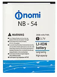 Аккумулятор Nomi i504 Dream / NB-54 (2000 mAh) 12 мес. гарантии - миниатюра 3