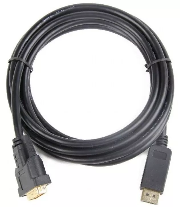 Відеокабель DisplayPort > DVI 1.8 м (CC-DPM-DVIM-6) Cablexpert - фото 3