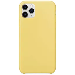 Чехол 1TOUCH Silicone Soft Cover Apple iPhone 11 Pro Yellow