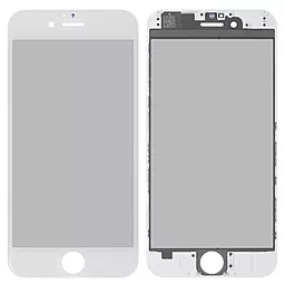 Корпусное стекло дисплея Apple iPhone 6 (с OCA пленкой и поляризационной пленкой), White