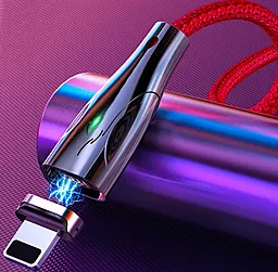 Кабель Hoco U75 magnetic Blaze LED USB-A - Lightning 12w 3a 1.2м cable Red - миниатюра 7 Кабель Hoco U75 magnetic Blaze LED USB-A - Lightning 12w 3a 1.2м cable Red - миниатюра 7