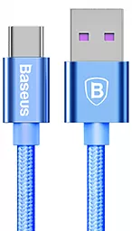Кабель USB Baseus 5A USB Type-C Cable Blue (CATKC-03)