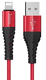 Кабель Hoco X38 Cool USB-A - Lightning 12w 2.4a 1м cable Red - фото Кабель Hoco X38 Cool USB-A - Lightning 12w 2.4a 1м cable Red
