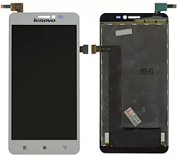 Дисплей Lenovo S850 з тачскріном, оригінал, White - фото Дисплей Lenovo S850 з тачскріном, оригінал, White