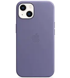{"ru": "Чехол", "uk": "Чохол"} Leather Case with MagSafe для Apple iPhone 15 Plus  Wisteria