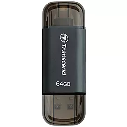 Флешка Transcend 64GB JetDrive Go 300 USB 3.1 (TS64GJDG300K) Black - фото Флешка Transcend 64GB JetDrive Go 300 USB 3.1 (TS64GJDG300K) Black