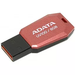 Флешка ADATA 8GB DashDrive UV100 Red USB 2.0 (AUV100-8G-RRD) - мініатюра 2