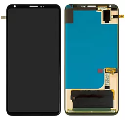 Дисплей LG V30 H930, H931, H933, LS998U, US998, VS996 + Touchscreen (original) Black - миниатюра 1