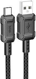 Кабель Hoco X94 Leader USB-A - Type-C 15w 3a 1м cable Black - фото Кабель Hoco X94 Leader USB-A - Type-C 15w 3a 1м cable Black