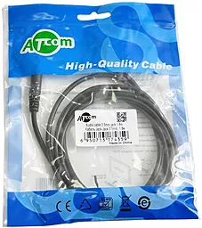 Аудио кабель Atcom AUX mini Jack 3.5mm M/M Cable 3 м black (17436) - миниатюра 3