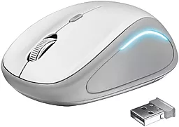 Компьютерная мышка Trust Yvi FX Wireless (22335) White - фото Компьютерная мышка Trust Yvi FX Wireless (22335) White