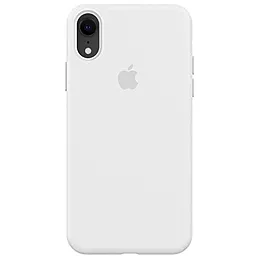 Чехол Silicone Case Full для Apple iPhone XR White