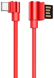 Кабель Hoco U37 Long Roam Charging USB-A - Type-C 12w 2.4a 1.2м cable Red - фото Кабель Hoco U37 Long Roam Charging USB-A - Type-C 12w 2.4a 1.2м cable Red