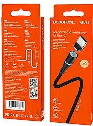 Кабель Borofone BU16 USB-A - Type-C 15w 3a 1.2м cable Black - миниатюра 5 Кабель Borofone BU16 USB-A - Type-C 15w 3a 1.2м cable Black - миниатюра 5