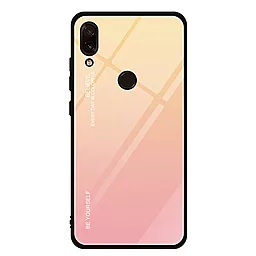 Чохол BeCover Gradient Glass Xiaomi Redmi 7 Yellow-Pink (703597)