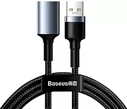 USB удлинитель Baseus Cafule Cable USB 3.0 2A M-F Dark Gray (CADKLF-B0G)