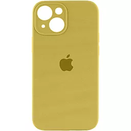 Чехол Silicone Case Full Camera for Apple IPhone 14 Plus Mellow Yellow