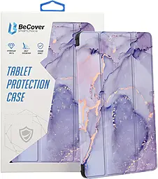 Чехол-книжка Soft Edge BeCover с креплением для стилуса для Xiaomi Redmi Pad SE 8.7" Purple Marble (712577) - фото Чехол-книжка Soft Edge BeCover с креплением для стилуса для Xiaomi Redmi Pad SE 8.7" Purple Marble (712577)