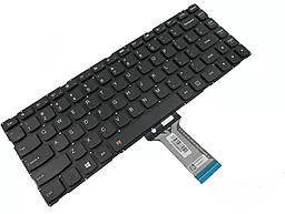 Клавіатура для ноутбуку Lenovo IdeaPad 100S-14IBR series без рамки чорна