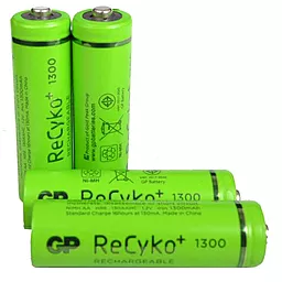 Аккумулятор GP Batteries ReCyko+ AA 1300mAh NiMH BL 4шт. (GP130AAHCE-2GBE4)
