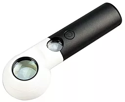 Лупа ручна EasyLife NO.CH30-6L з LED 10Х / 30мм +30Х / 21мм Black - мініатюра 2