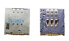 Конектор SIM-карти Motorola RAZR i XT890 / RAZR XT910 / RAZR XT912 - фото Конектор SIM-карти Motorola RAZR i XT890 / RAZR XT910 / RAZR XT912