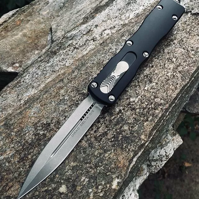 Ніж Microtech Dirac Delta Double Edge Black Blade (227-1) - фото 5