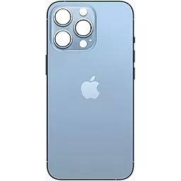 Задняя крышка корпуса Apple iPhone 13 Pro Max (small hole) Sierra Blue - фото Задняя крышка корпуса Apple iPhone 13 Pro Max (small hole) Sierra Blue